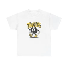 Thug Life 8 Ball Graphic T-Shirt Comfy Cotton Tee Brand NEW