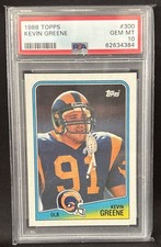 1988 Topps #300 Kevin Greene Rookie RC HOF PSA 10 Gem Mint