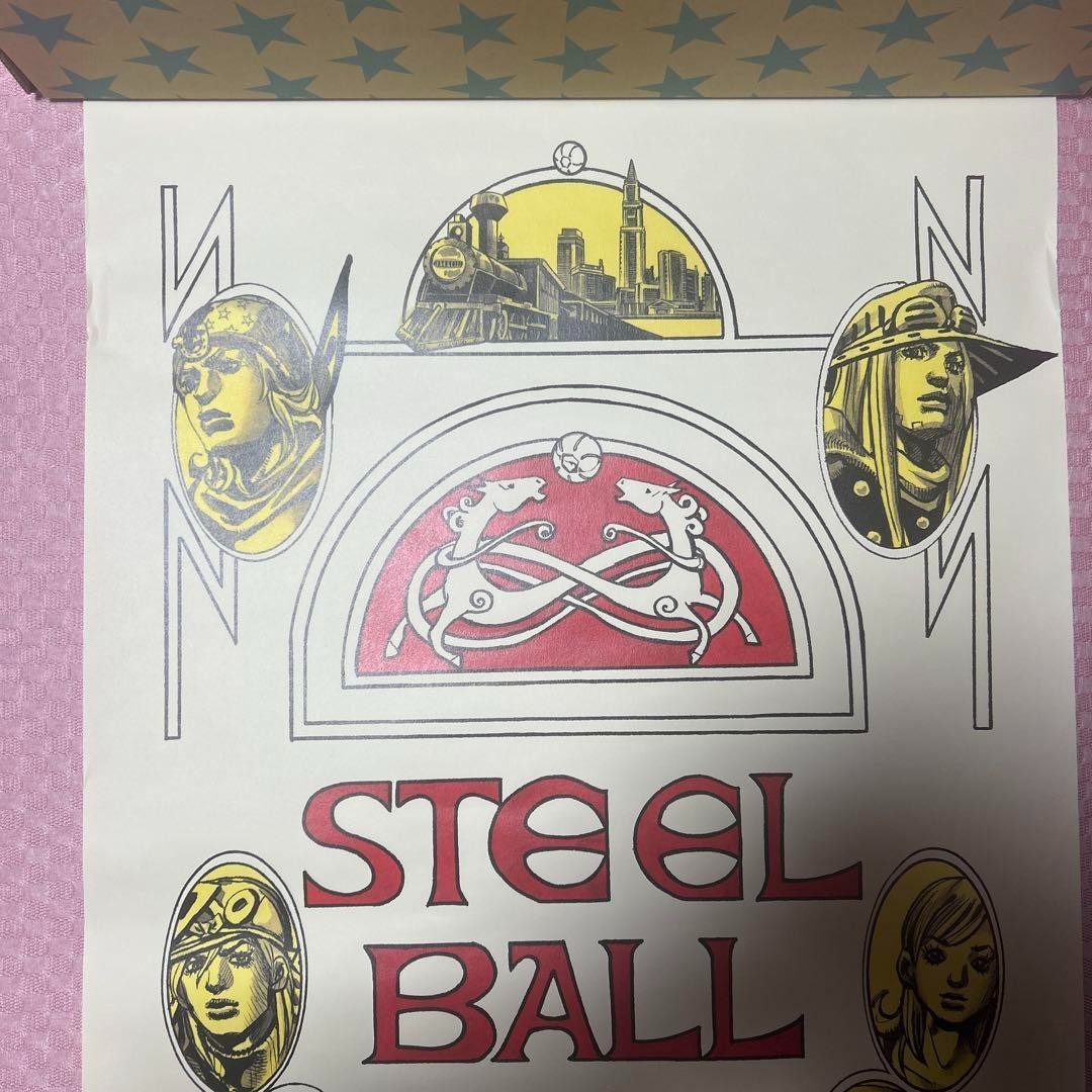 JOJO's Bizarre Adventure Exhibition Part 7 Poster Steel Ball Run