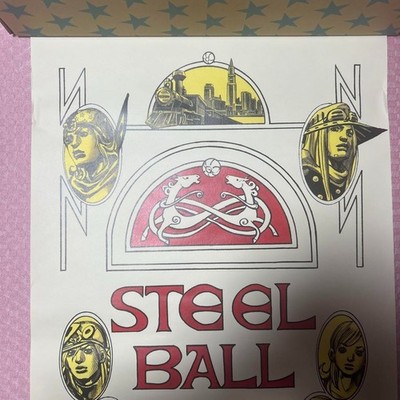 JOJO's Bizarre Adventure Exhibition Part 7 Poster Steel Ball Run