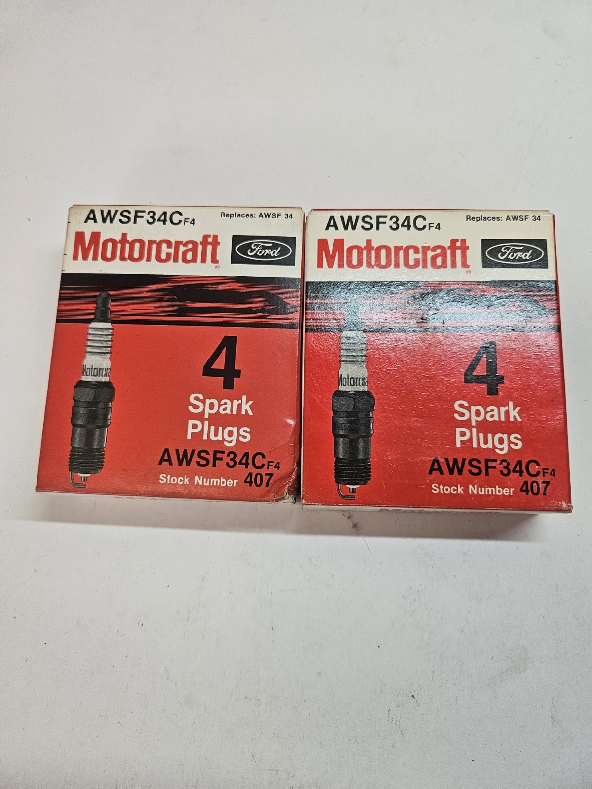 Genuine OE Motorcraft AWSF34C Spark Plug Lot Of 8 Plugs 