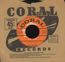 The Diamonds - Black Denim Trousers And Motorcycle Boots on Coral