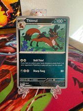 Pokemon Thievul 054/084 Reverse Holo Uncommon TCG 2026 Pitch Black Card