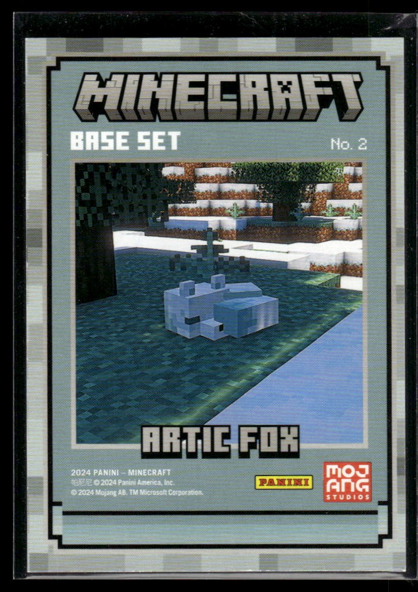 2024 Panini Minecraft #2 Arctic Fox