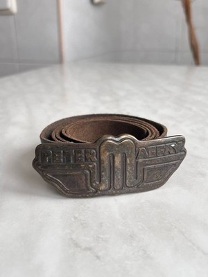 Vintage 1990 s Peter Maffay Belt Buckle Fashion Unisex Germany Merch Music Rare