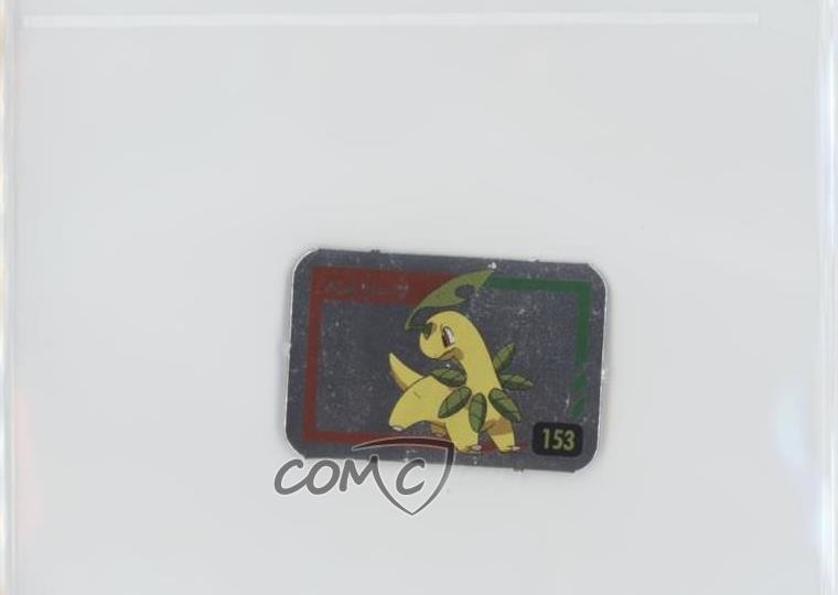 Bayleef Zukan Pokemon Ginpika Mini-Cards #153 2003 06ff