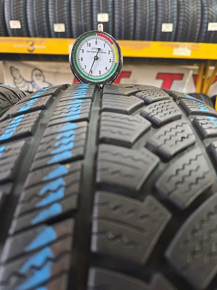 2x PNEUMATICI USATI INVERNALI 205/55 R16 91H HIFLY WIN-TURI 212 GOMME 2055516 - Immagine 3 di 3