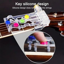 Gitarren Lernhilfe Set Fingertrainer Akordhilfe &Uuml;bungszubeh&ouml;r Kunststoff