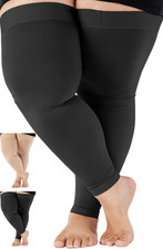 3XL Compression Thigh High Socks 20-30Mmhg for Women  Men - plus Size Unisex Co