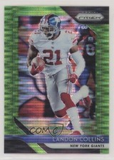 2018 Panini Prizm Neon Green Pulsar Prizm Landon Collins #60 fm0