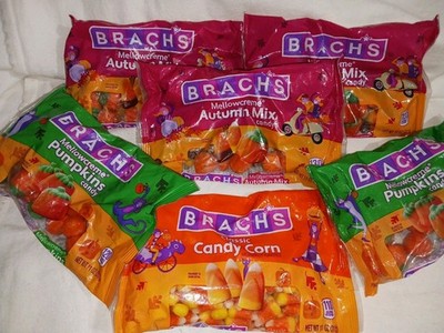 Brach's Mellowcreme, Autumn Mix & Candy Corn Lot Of 5 11oz Bags. Sealed