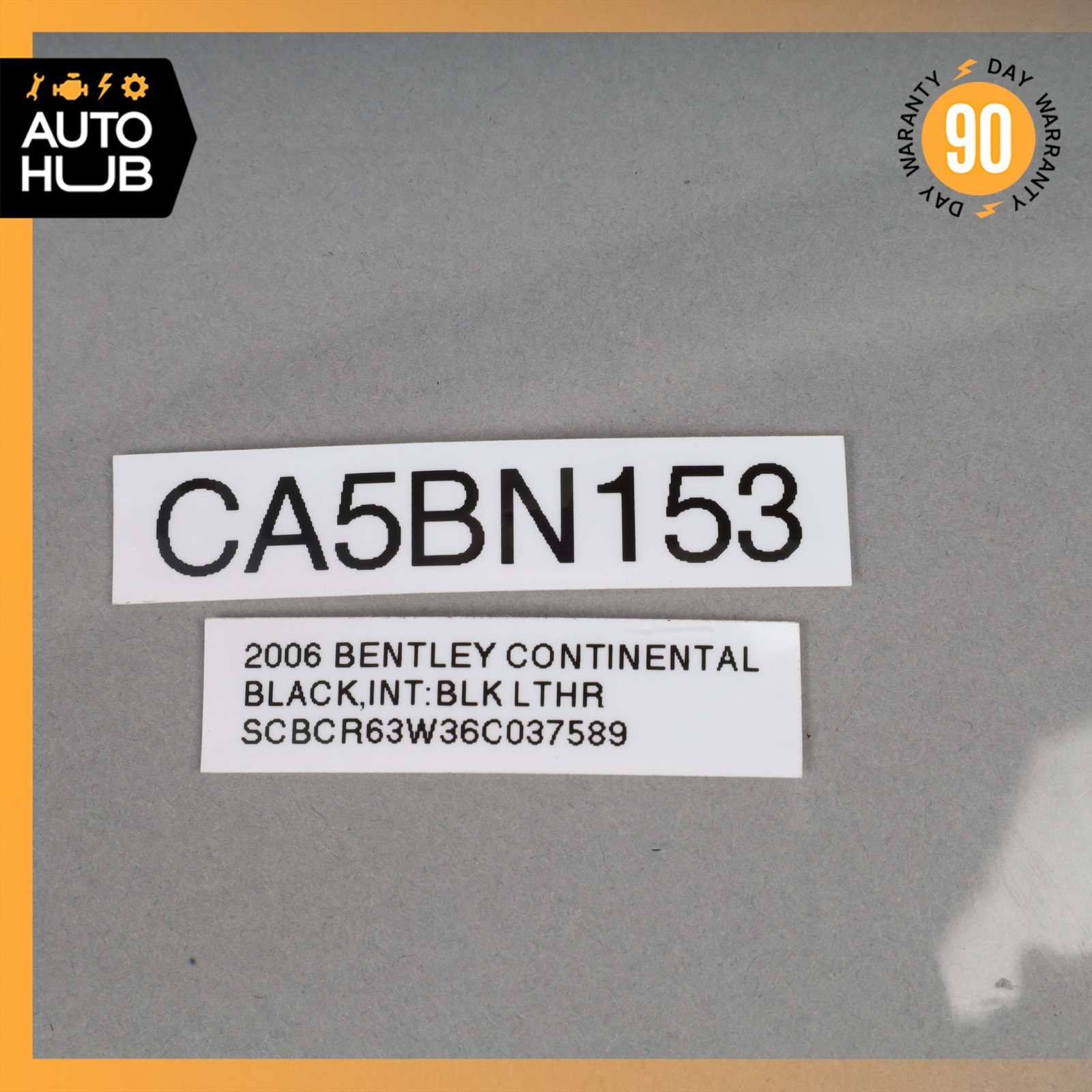 03-12 Bentley Continental GT GTC Flying Spur Anti Theft Alarm Module OEM