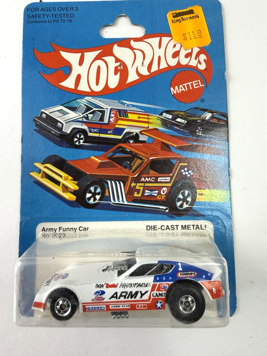 Vintage 1979 1980 Hot Wheels Don Snake Mongoose Army Funny Car