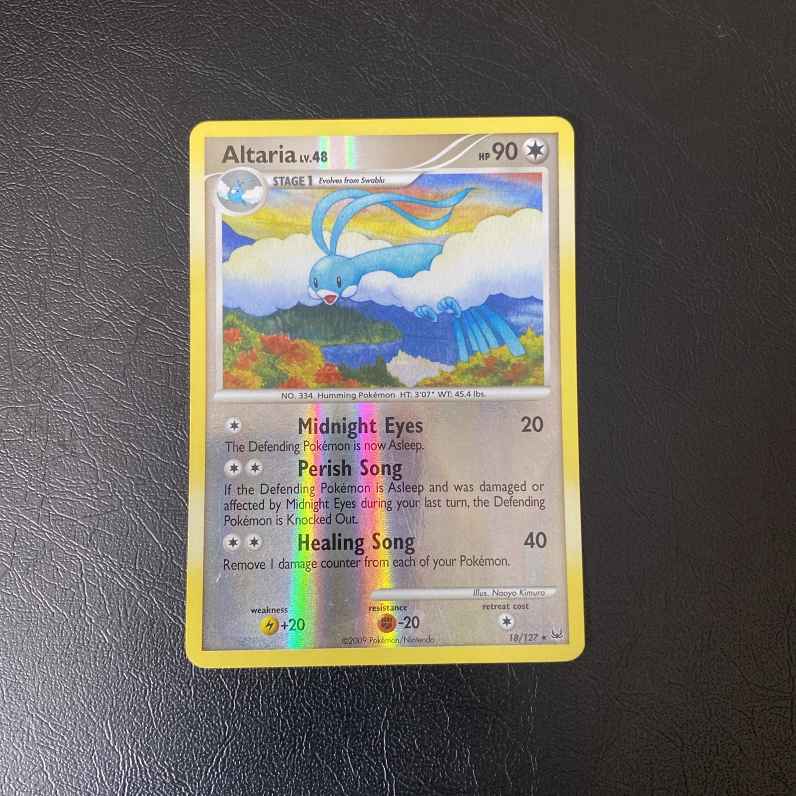 Altaria 18/127 Reverse Holo Pokémon TCG Platinum