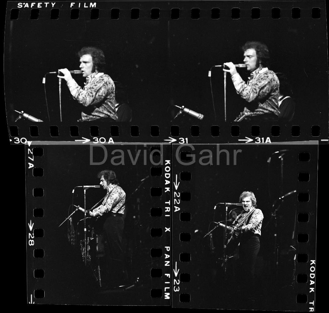 '74 Van Morrison Felt Forum MSG Manhattan NYC Original 35mm 4 Negative Lot B57