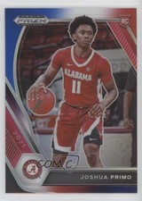 2021-22 Panini Prizm Draft Picks Red White & Blue Prizm Joshua Primo #50 0b3
