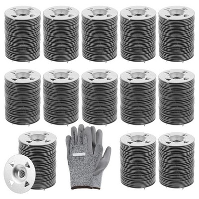 600 Pcs Foam Board Fasteners Washers, 1-1/8 Inch Metal Washers for Foam Board