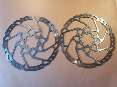 2 Shimano Deore SM-RT66 M 180 mm 6 Loch Bremsscheiben für Scheibenbremsen