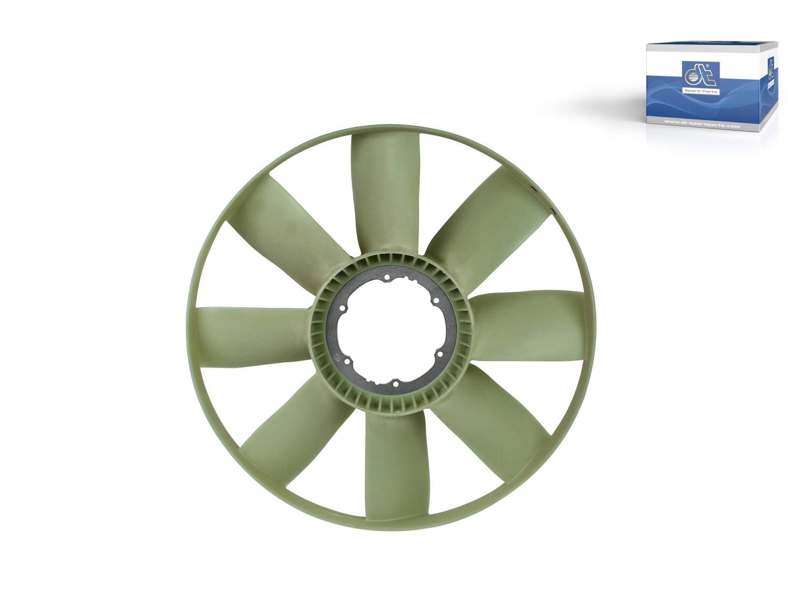 Ventilateur de 750 mm DT Spare Parts avec pales profilées pour un débit d'air maximal en camion