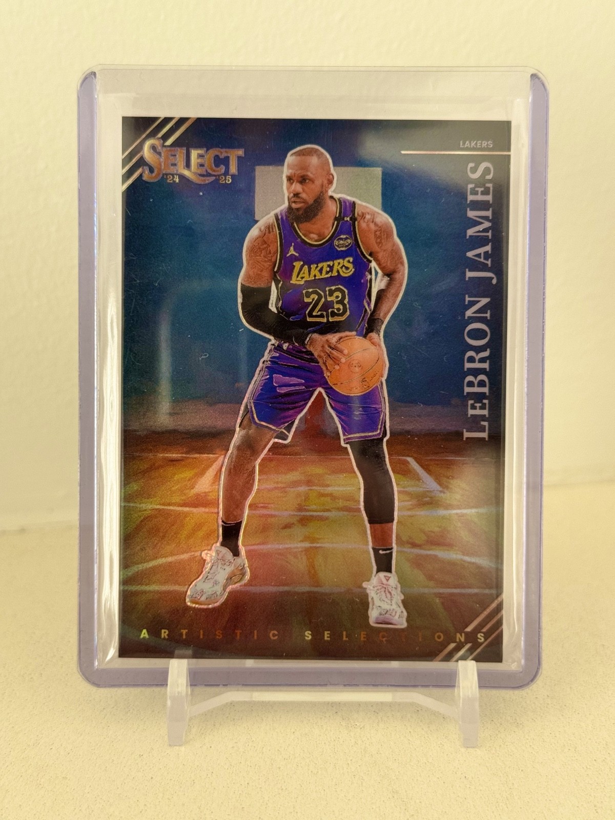 2024-25 Panini Select LEBRON JAMES ARTISTIC SELECTIONS SSP CASE HIT #6 LAKERS