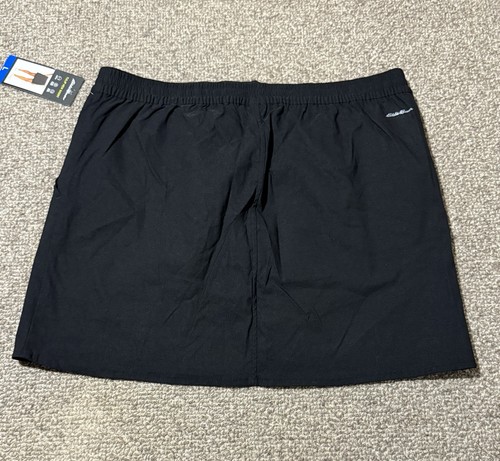 Eddie Bauer Tulip Hem Skort Skirt Women’s L Black Lined Drawstring Performance - Picture 9 of 10