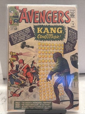 Avengers 8 1964 Marvel Comics G/VG 3.0 1st App Of Kang Iron Man Thor Wasp
