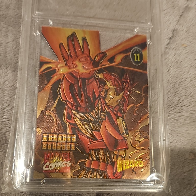Wizard 1996 Marvel Comics Iron Man Chromium Non-Sport Trading Card #11