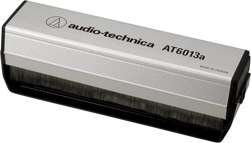 Audio-Technica AT6013a Dual-Action Anti-Static Record Cleaner Silver (US IMPORT) - 第 1/2 張圖片