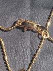 Star Of David Cross Necklace From Israel Good Color Stainless Spiral Chain 22" — photo 3