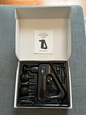 8 Massage Heads Well Being Cordless Massage Gun - Never Used