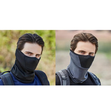Balaclava Half Face Mask Men Women Cycling Ski Winter Warm Neck Black Motorbike