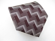 VTG Lauren Ralph Lauren 100% Silk Necktie Jacquard Hand Finished Made In USA 56"