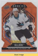 2022-23 Upper Deck Allure Rookies Orange Slice Die-Cut Adam Raska #117 READ 0cv
