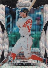 2019 Panini Prizm Prizms Blue Wave 37 Andrew Bennintendi 19/60