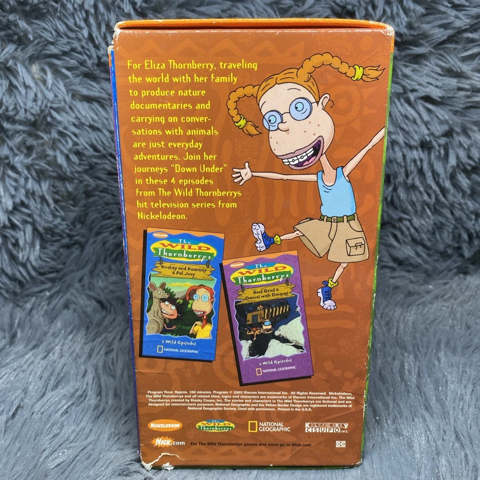 The Wild Thornberrys: Adventures Down Under Nickelodeon VHS 2 Tape Box Set 2003 - Image 4 of 4