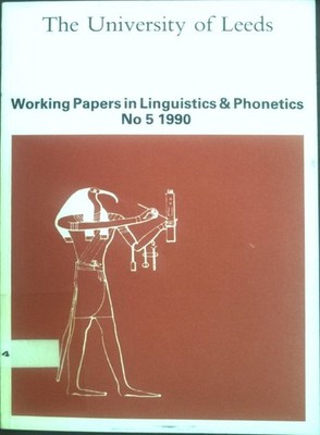 Two Points of English Grammar; in: No. 5 1990 Working Papers in Linguistics & Ph