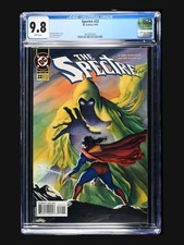 The Spectre #22 DC 1994 CGC 9.8 White Pages! 1st Alex Ross Art @ DC! Low Census!