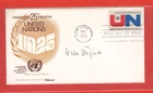 Walter Krupinski World War 2 German Ace 197 "Kills" Signed First Day Cover 1970