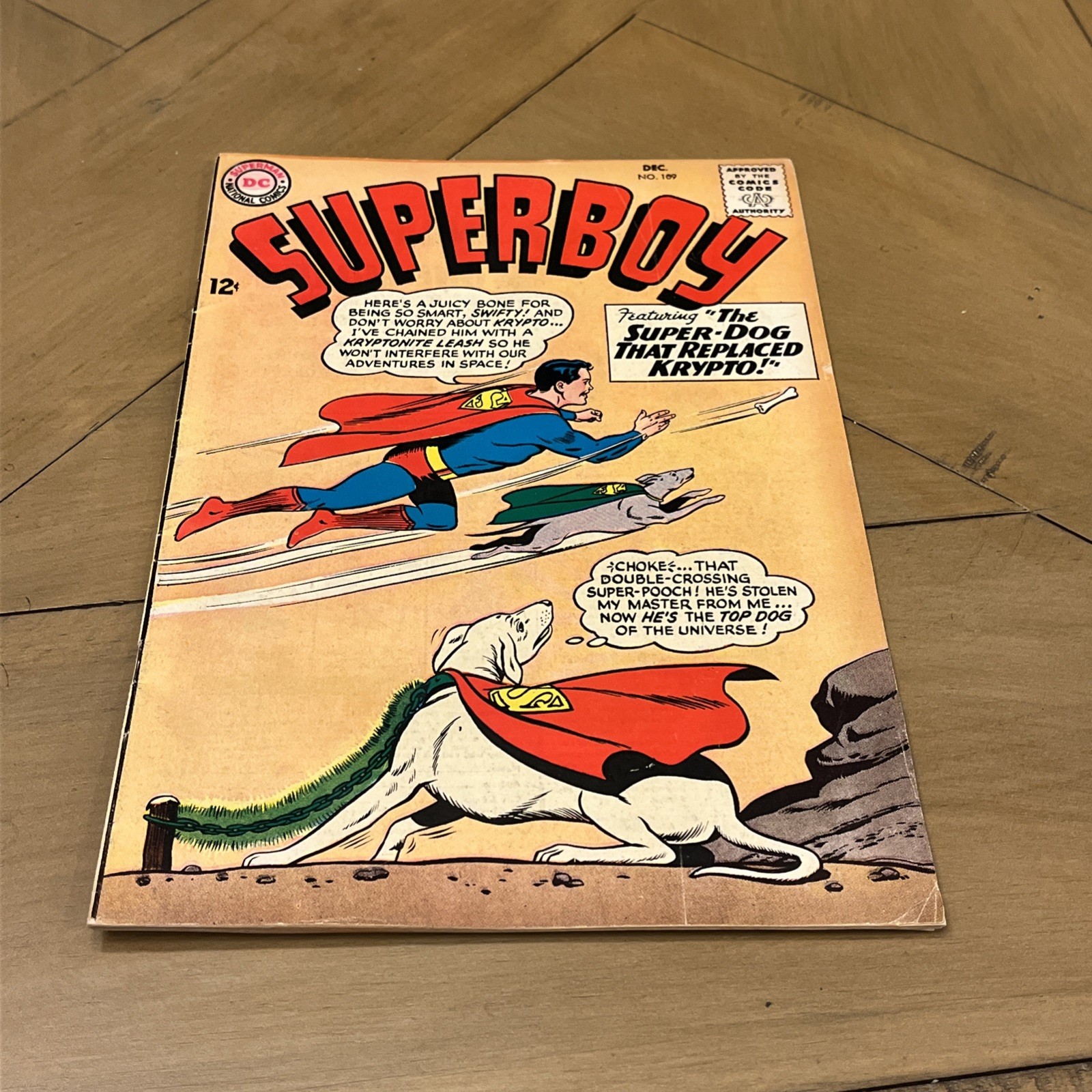Superboy 109 1st Appearance Swifty Silver Age Krypto DC Comics FN- 1963