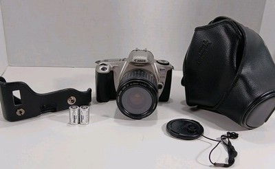 Canon EOS Rebel 2000 SLR 35mm w/ 35-80mm Lens EH13L Case +2 Batt Tested