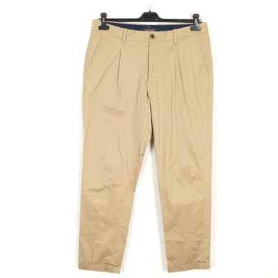 Pantalon chino homme SCOTCH & SODA BLAKE taille W32 L27 slim fit beige stretch - Photo 1/4