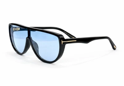 Lunettes de soleil photochromatiques Tom Ford FT1182 noir/bleu 138-0-145 mm a... - Photo 1/4
