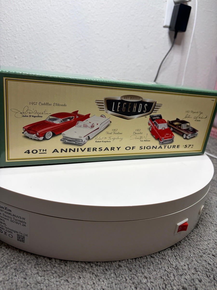 Hot Hot Wheels Legends 40th Anniversary Signature 57's 4 Car Set