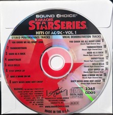 SC2265 ACDC    SOUND CHOICE KARAOKE CDG LOT PA