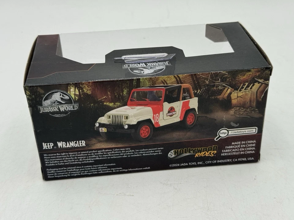 Jada Toys Hollywood Rides Jurassic World Jeep Wrangler - Diecast Car - Image 4 of 4