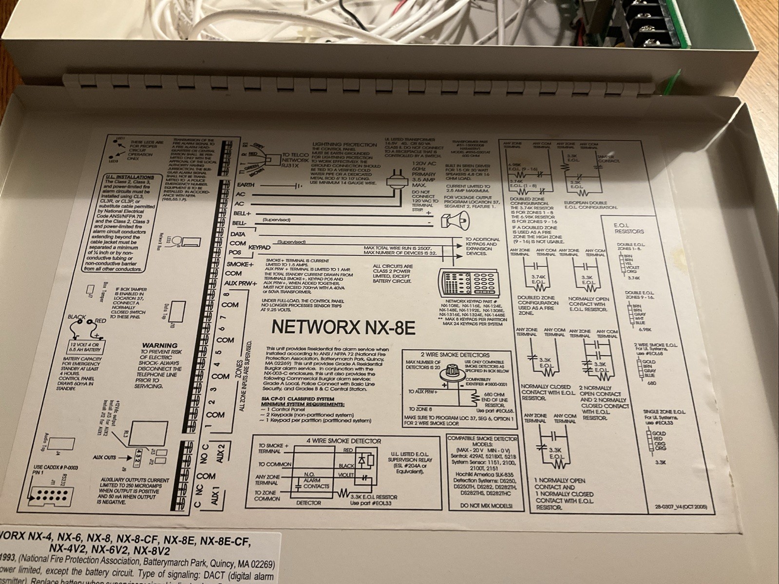 Interlogix NX-8E Alarm Control Kit , Pkg