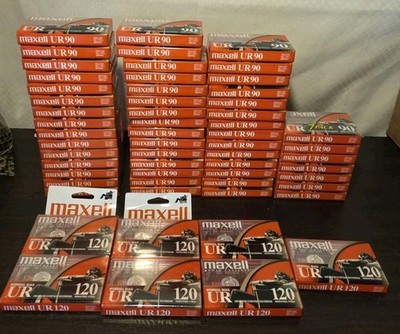 Maxell Audio Cassette Tapes Lot Of 58