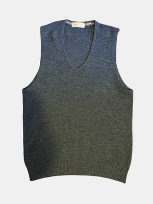 Vintage 50s Pullover Sleeveless V Neck Sweater Vest Jantzen