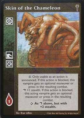 Skin of the Chameleon - Action Modifier - Vampire VTES