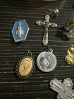 Mixed Lot Of Vintage Catholic Religious Items, Relics, Medals and More — photo 5
